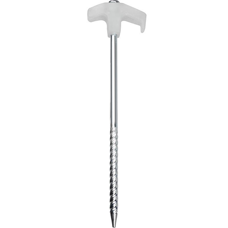 Yitu 25cm Threaded Outdoor Tent Stakes: Lengthened, Thickened Ground Peg Set for Camping