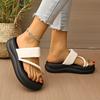 Fashion Women Slippers Summer Fashion shoes Flip Flops Outdoor Luxury Slides Women Non Slip Platform Slippers Casual Beach Flat Sandals