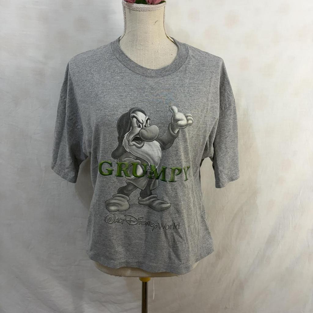 Grumpy Disney cropped t-shirt vintage
