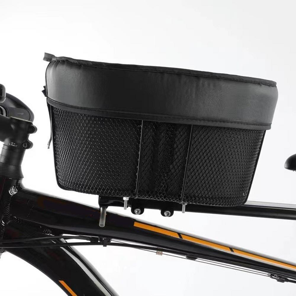 Pet Carrier Cycle Basket Cycling Basket Detachable Basket Waterproof Folding Multi-Purpose Basket For Small Pets For Pet