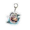 Anime Demon Slayer doll toy Kimetsu No Yaiba Blade of Ghost Keychain Acrylic Pendant Car Key Chain Fans kids Xmas Gift Jewelry