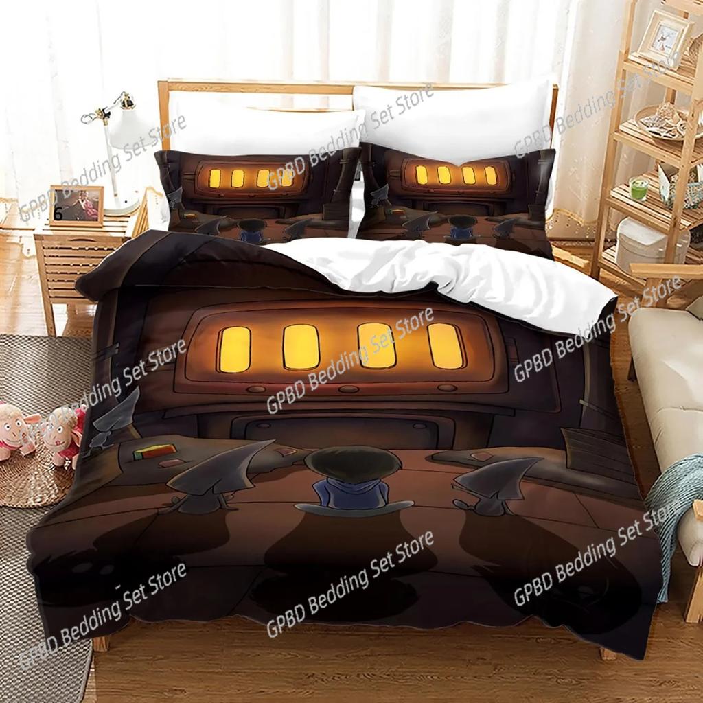 3D Game Little Nightmares Bedding Set Single Twin Full Queen King Size Little Nightmares Bed Set Adult Kid Bedroom Duvet cover