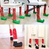 Favor 1 Stück Weihnachts-Stuhlbeinkappen Santa Claus Tischaufkleber Weihnachtsdeko