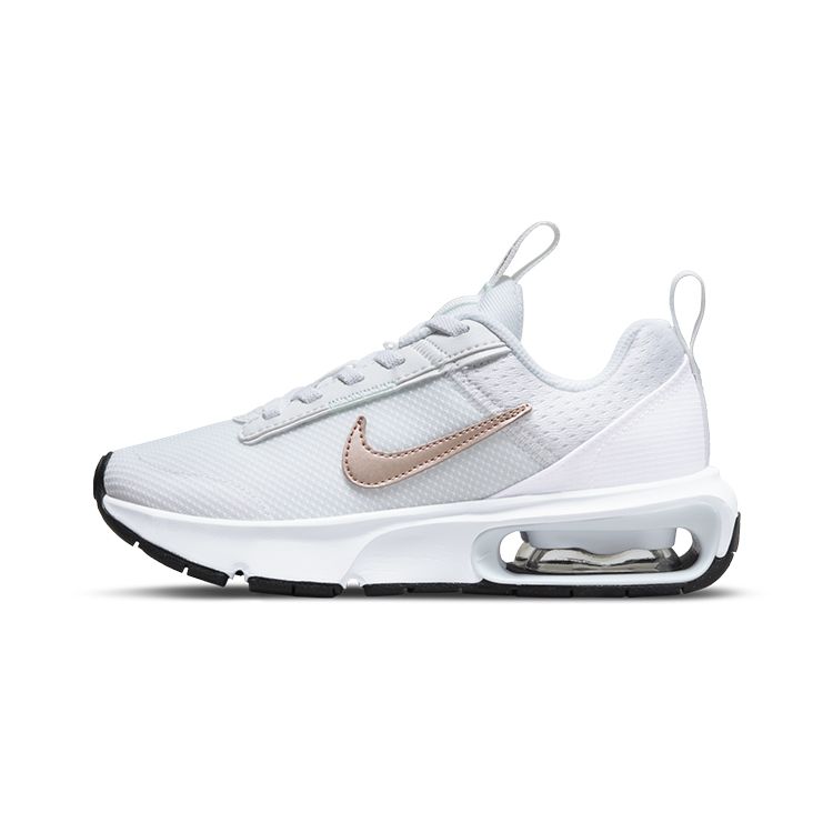 Nike Air Max INTRLK Round Toe Lace-Up Low-Top Sports Casual Shoes Kids Sneakers White DH9394-100