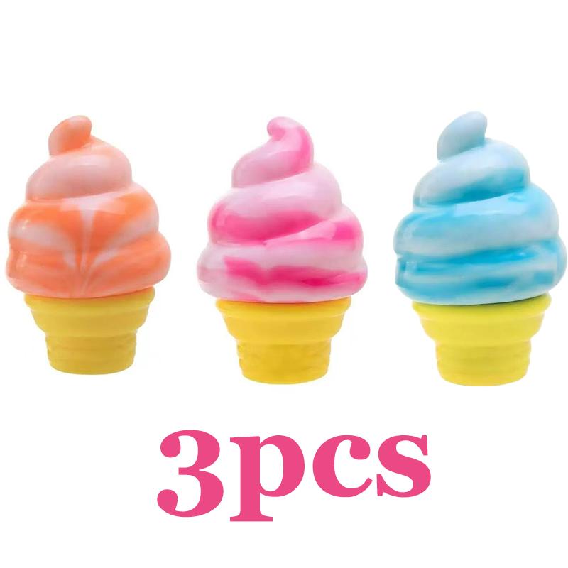 Nice Cream Beliebte Maltose Squishy Schneller Rückprall Quetsch-Fidget-Spielzeug Weich Bunt Eiswaffel Weiches Spielzeug Überraschungsgeschenk