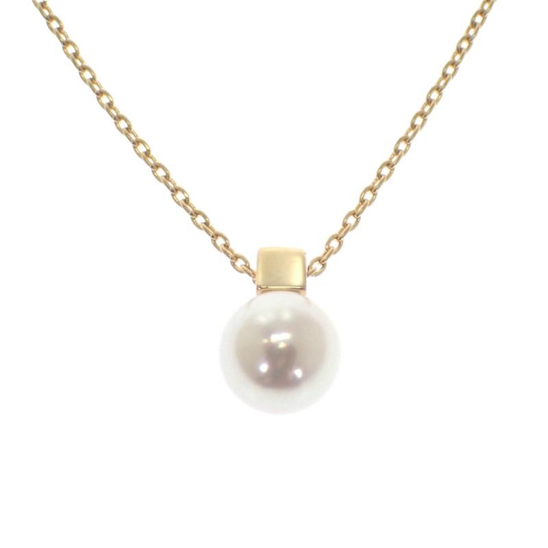 MIKIMOTO  PP-20567K Necklace K18 yellow gold/Akoya Pearl Women
