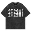Cotton Vintage Washed Project Hail Mary Amaze You Sleep I Watch Tshirt Fashion Men Funny Casual Loose Acid Wash Tees Shirts