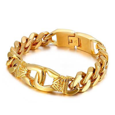 Europäisches und Amerikanisches Modisches Retro Herrenarmband aus Titanstahl