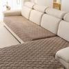 Thick Plush Non-Slip Winter Flannel Sofa Cushion & Leather Cover, 2025