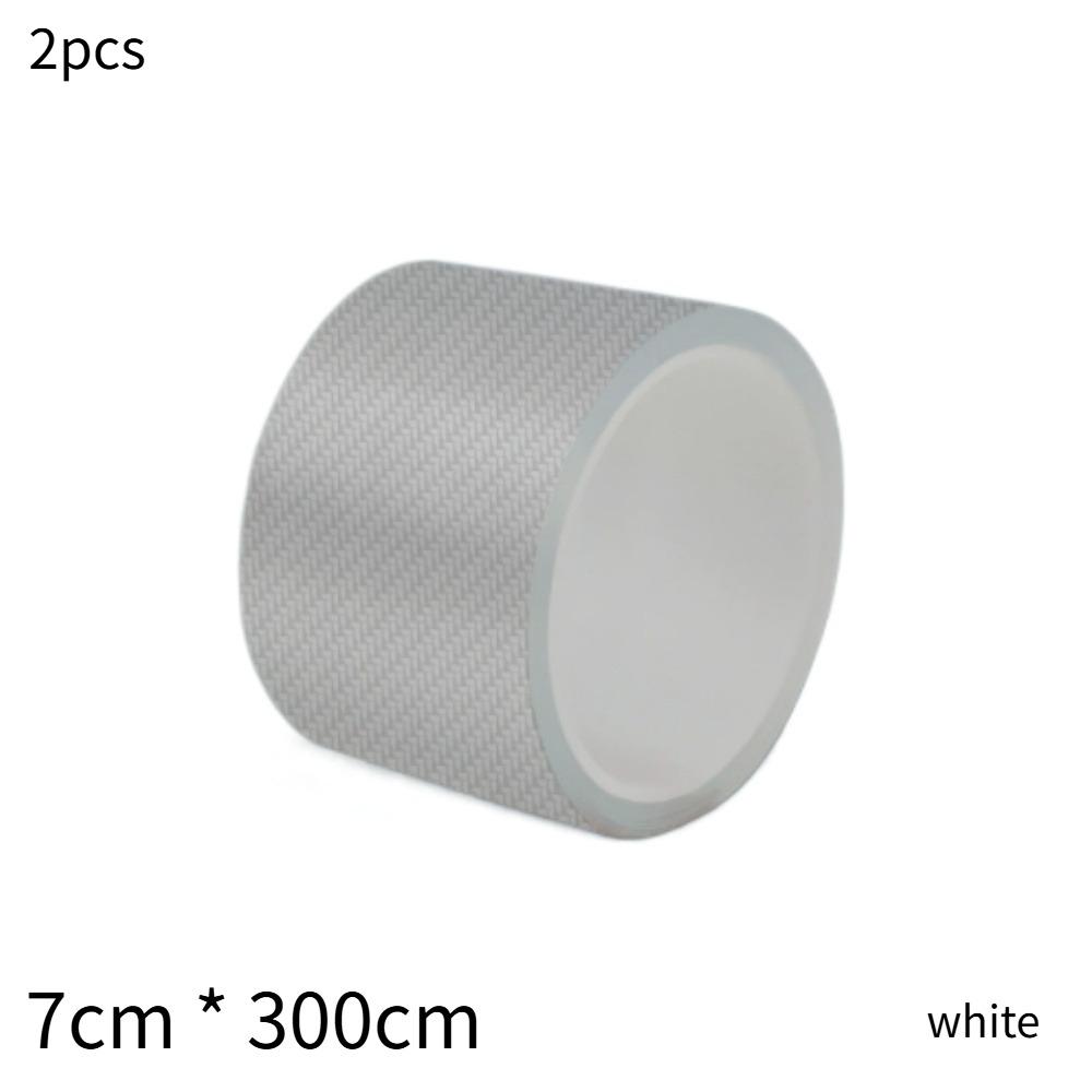 1/2pcs Carbon Fiber Sticker Car Door Sill Protector Film Auto Door Sill Edge Side Mirror Anti Scratch Tape Waterproof Stickers