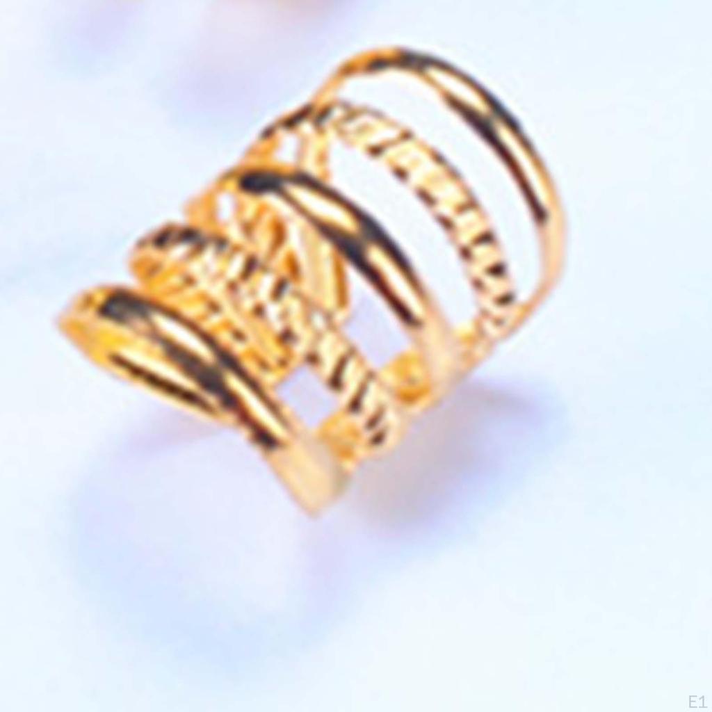 100 PCS Iron Dreadlock Beads, Metal Hair Jewelry for Women Braids Accessories Rings