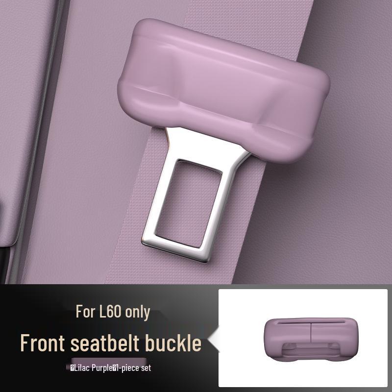 

Silicone Front Seatbelt Buckle Covers for Ledao L60 - Scratch-Resistant Protective Accessories