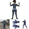 Premium Quality Black Panther Superhero Cosplay Jumpsuit For Adults And Kids