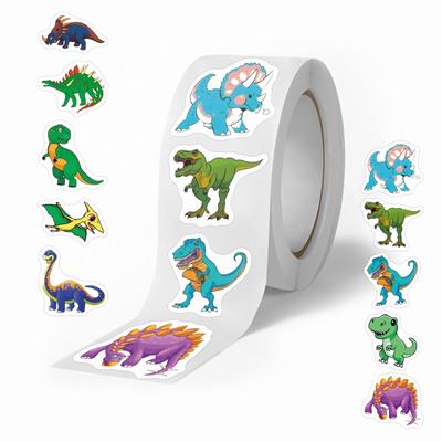 Cartoon Dinosaur Stickers: 500 Sheets for Journals, DIY Notebooks, and Kids' Crafts