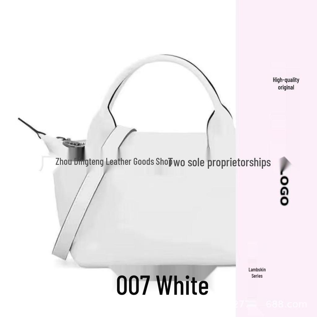 Hochwertige Mini-Knödeltasche aus Nappaleder mit Drachenprägung, Vielseitig für den Weg zur Arbeit, zum Tragen in der Hand, über der Schulter, mit verstellbarem Crossbody-Riemen.