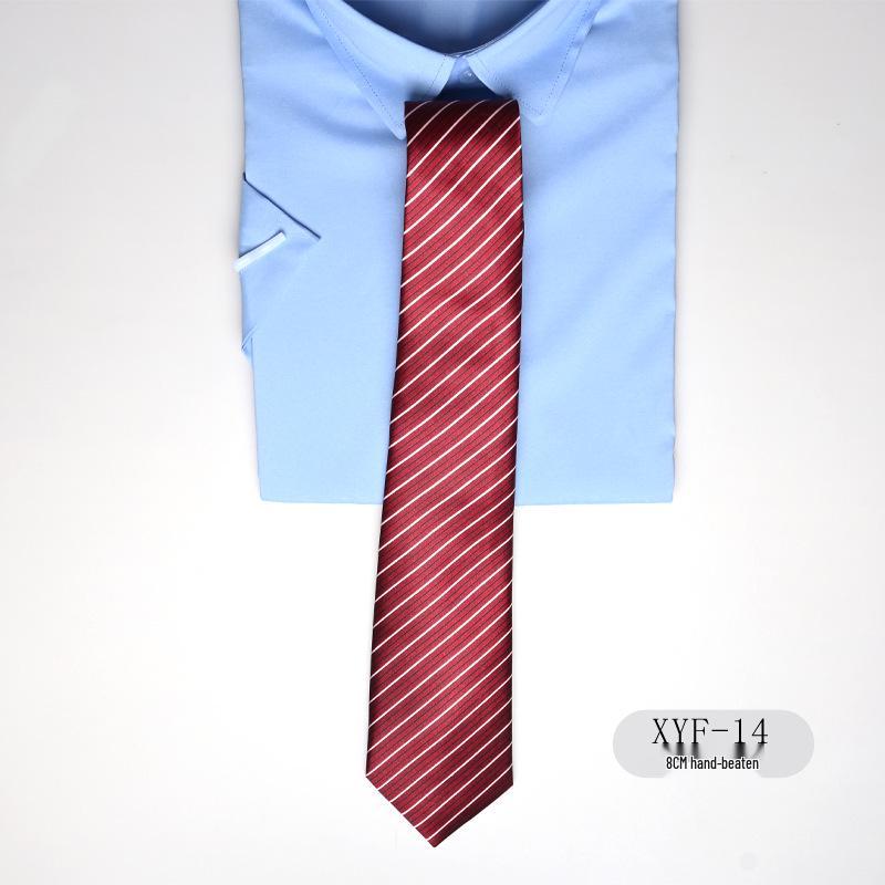Striped 8CM Hand-tied Men s Formal Tie