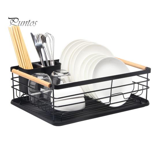 Стойка для хранения с дренажным поддоном полая конструкция съемный поддон для сбора капель высокая несущая способность полка для хранения кастрюль и сковородок 2479₽