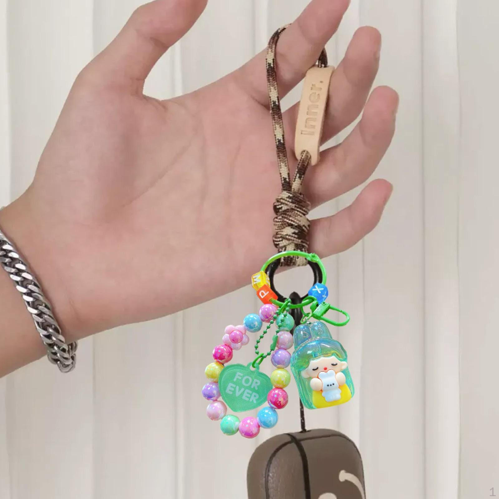 

Браслет из бисера Брелок Сумка Подвески Многофункциональные рюкзаки Аксессуары Брелок-браслет зелёный