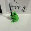 Plastic Novelty Frog Pen Stand Unique Frog Stationery Holder  Stationery Display