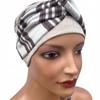 Women's Turban Lena Light Beige Knitted 531 Autumn Also After Chemotherapy
