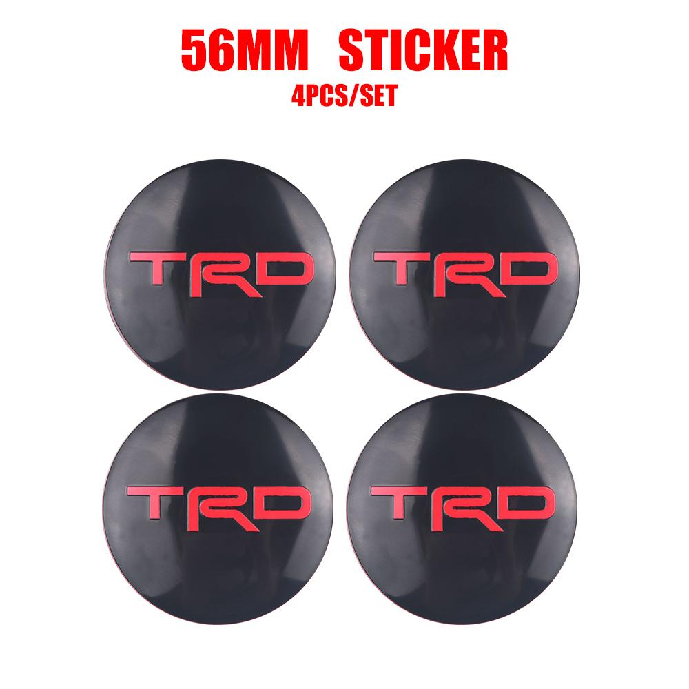 2026 Nuovo Per Toyota 4pz 56/60MM Tappi Centrali Mozzo Ruota Auto Coprimozzo Cerchione Decalcomanie Per Toyota Avalon Mirai Avensis Prado Hilux VVT-I 4W