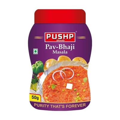 Pushp Brand Pav Bhaji Masala Vasetto 50g (confezione da 8)