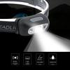 Mini USB Rechargeable 5W LED Headlamp 4 Mode Running Head Torch Portable Mini LED Head Light with Body Motion Sensor