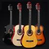 38"" Klasická akustická kytara 6 strun Dřevěná kytara pro studenty začátečníky (Dřevo)