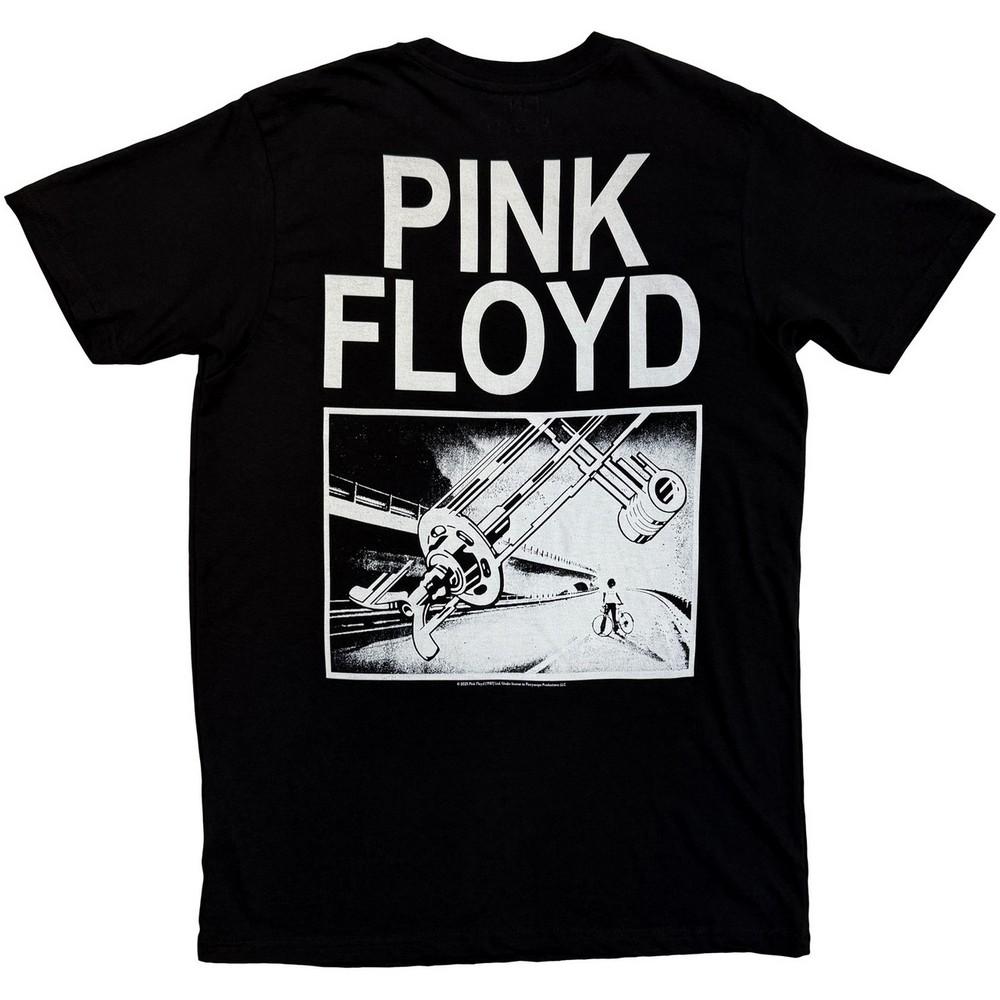 Pink Floyd Unisex Adult Bike Gear Back Print T-Shirt