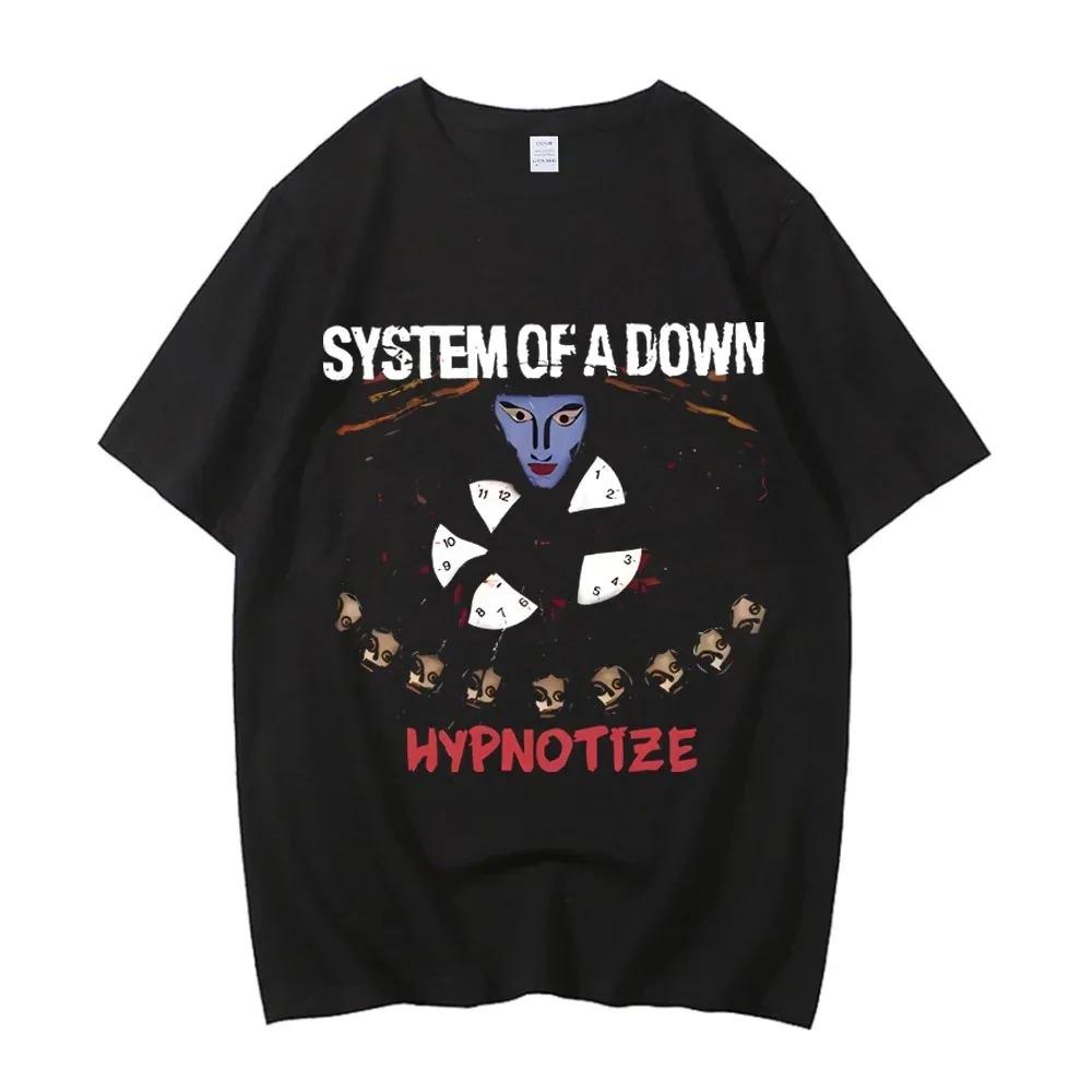 System of A Down Toxicity Music Album Cover Tshirt Men Rock T Shirt 90s Alternative High Quality T-shirt Women Streetwear Tees