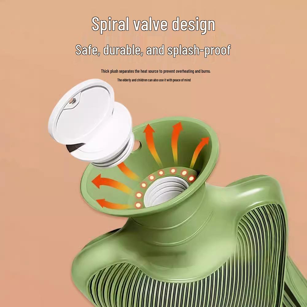 Large Hot Water Bottle for Compress, Bed & Hand Warmer, Explosion-Proof, Women's Belly Warmth