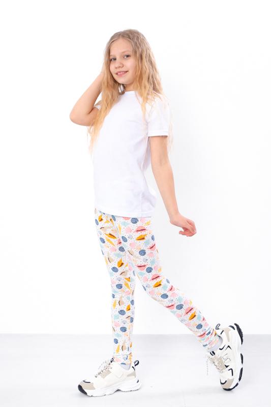Girls’ Leggings – Soft Cotton Fit & Flexible Waistband ,Any Season, 6000-043 HC
