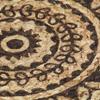 VidaXL Doilies 6 Pcs Dark Brown 38 Cm Round Jute