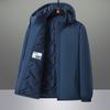 Autumn and Winter Cotton Coat Men's Coat Outdoor Casual Detachable Hat Jacket Men's and Women's Cotton Coat with Thick Cotton Coat Windbreaker
