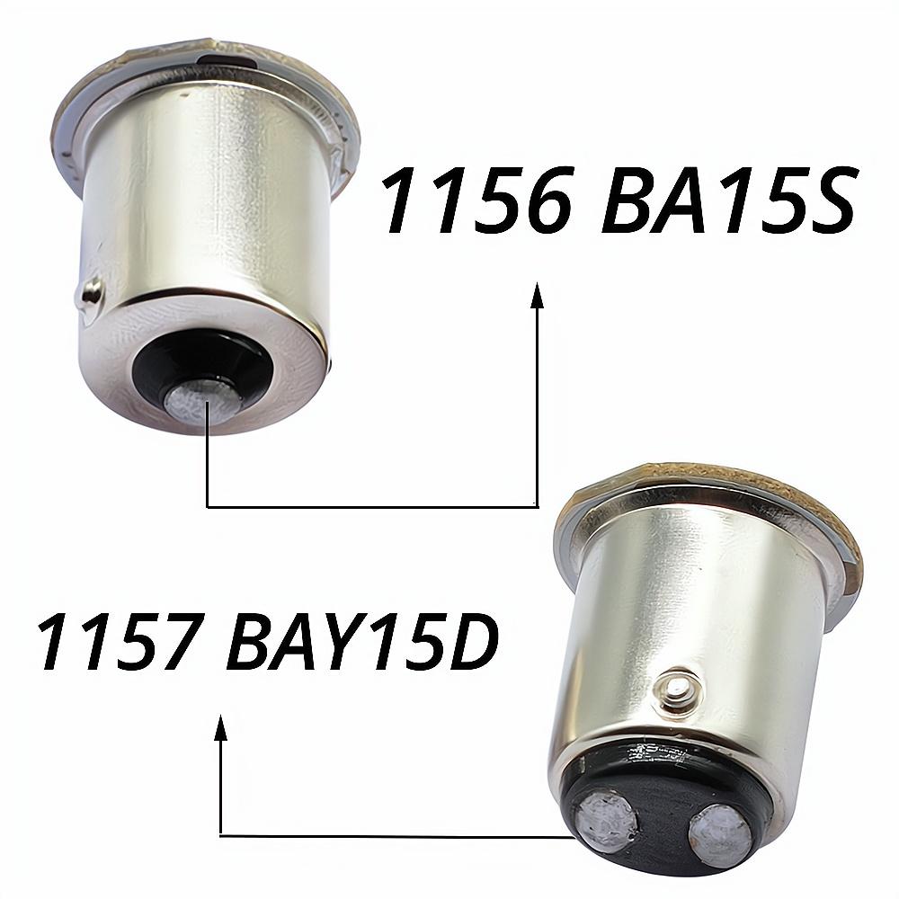 2X Red White Yellow Blue Geen Pink Cob P21w 12SMD 1157 BAY15D 1156 Ba15s DC 12v Bulbs RV Trailer Truck Car Styling Light Parking Auto Led Car Lamp