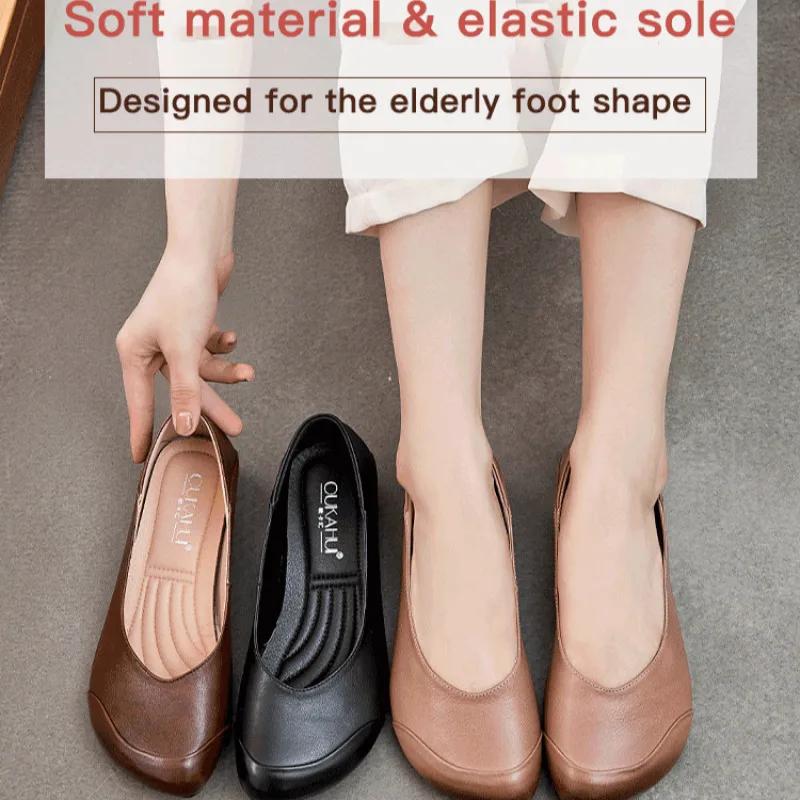 Fashion Women's Single shoes simple Flat Bottom Roman Shoe square head shallow mouth Wedge Heels Ladies casual comfortable Loafers