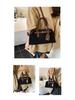 2025 Retro Niche Suede Colorblock Crossbody Baguette Handbag - New Versatile Fashion for Women