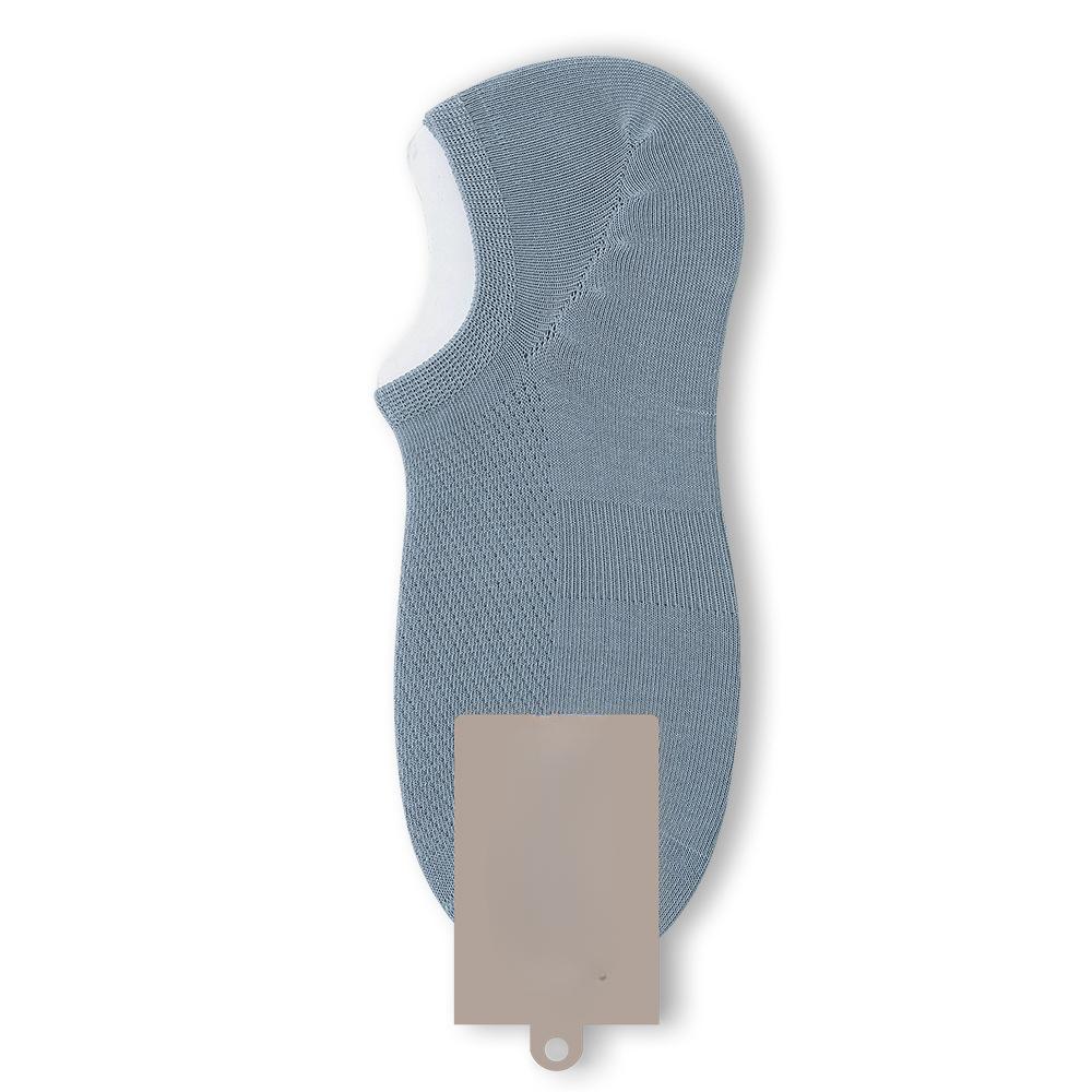 6 Pairs Men's Thin Summer Sweat Anti-bacterial Anti-bacterial Bone-less Shallow Invisible Boat Socks