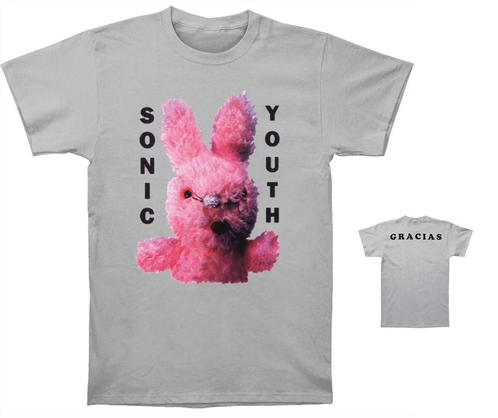 Sonic Youth Dirty Bunny Mens T-shirt - Sonic Youth Bunny Rabbit Band Tee Unisex T-Shirt XXXL