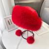 Fox Fur Whole Leather Fragrant Concubine Hat Female Autumn and Winter Travel Warm Fur Hat Ear Protection Mongolian Hat Shows Small Face