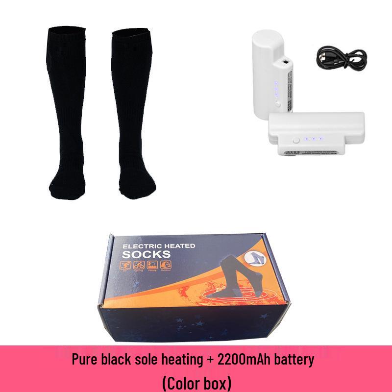 Rechargeable Electric Heated Socks - Unisex Winter Foot Warmers