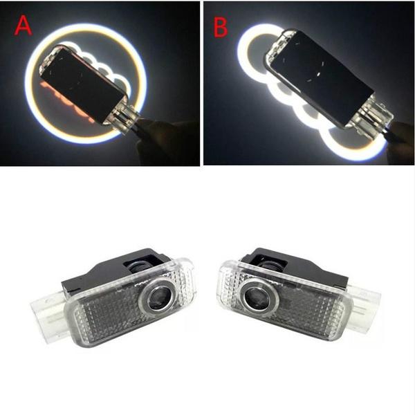 

2 шт. светодиодный дверной приветственный светильник абажур для A4 B6 B8 A1 A3 A6 C5 A5 a8 80 A7 Q3 Q5 Q7 TT R8 вывеска лампы