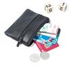 Men Card Coin Key Soft Holder Zip Leather Wallet Pouch Bag Purse Gift Fashion Black Mini Coin Holders Pu Leather Small Purse
