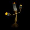 Beauty and the Beast Lumière LED Table Lamp, Alarm Clock, and Cogsworth Ornament
