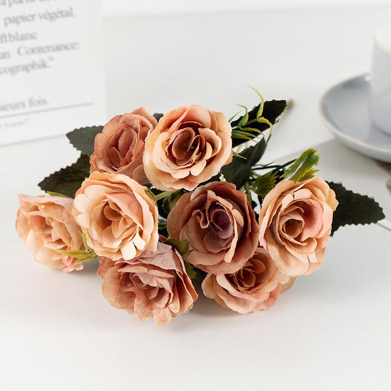 Flower Rose Simulation Wedding Bride Holding Flowers Living Room Decoration