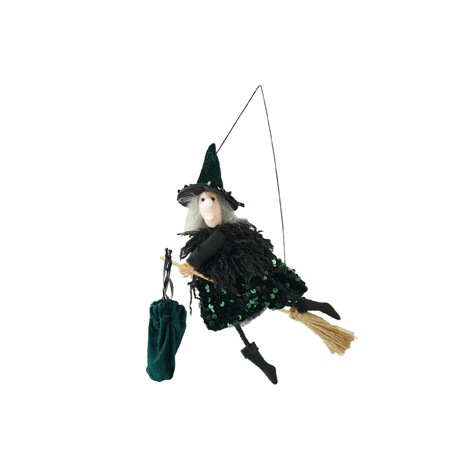 

Halloween Decorations, Witch Pendants, Witch Small Pendants, Home And Party Decorations One Size зелёный