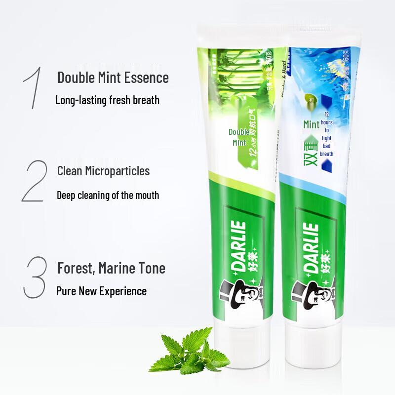 Darlie Double Mint Fresh Gum Care Toothpaste Twin Pack