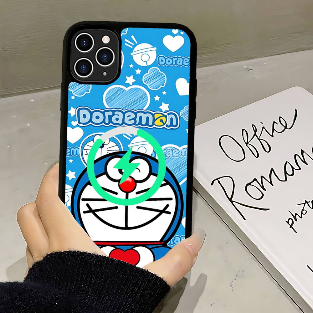 Cartoon D-Doraemons For Magsafe Magnetic Wireless Phone Case For IPhone 11 12 13 14 15 16 17 Pro Max Plus Cover
