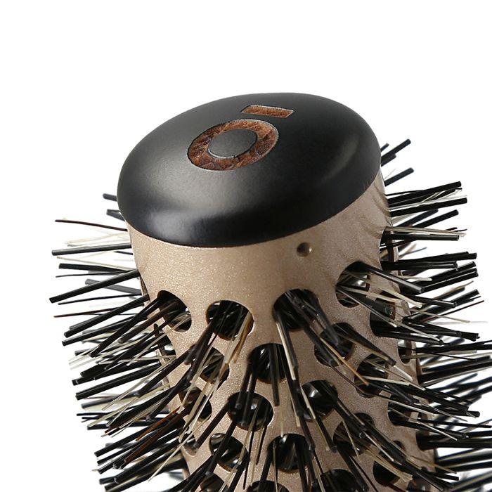 Brosse ronde - KASHŌKI - Essential Beauty 25 mm - 25 mm - poils de sanglier - pour cheveux courts