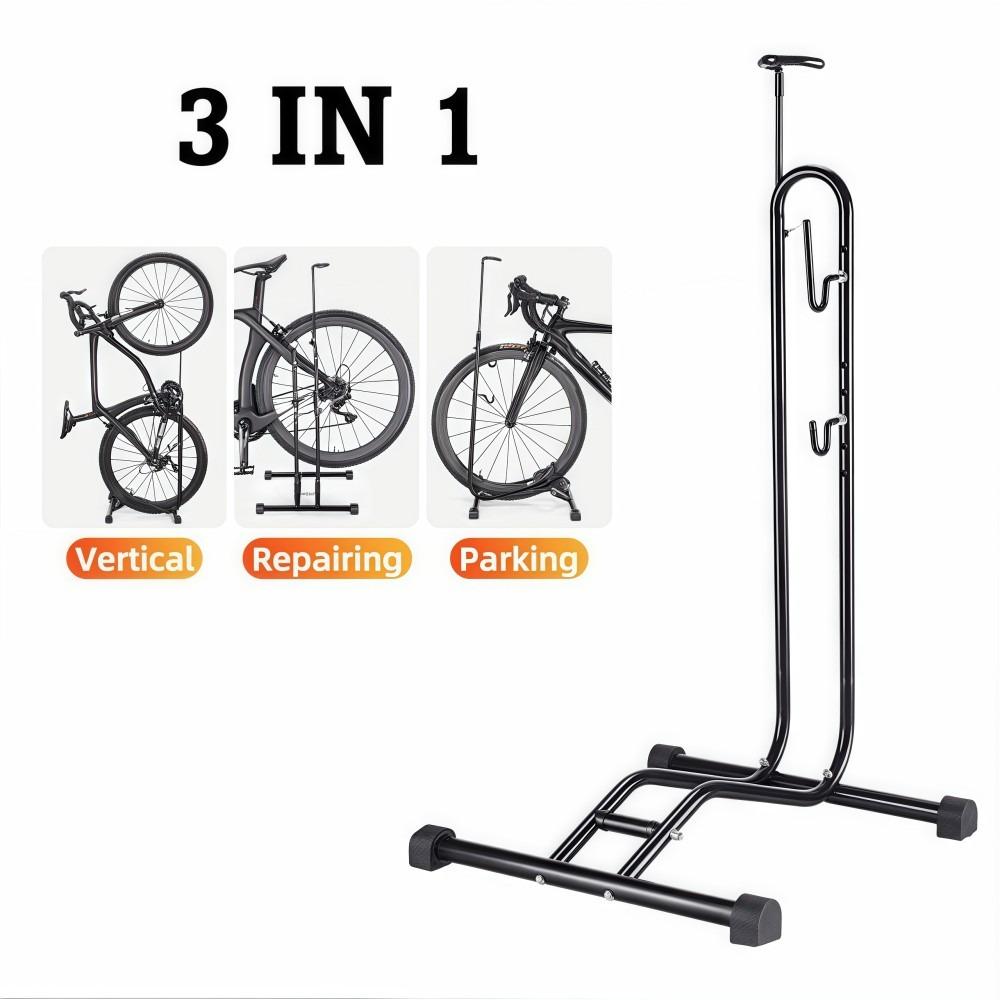 

Напольная стойка для хранения велосипедов 3 в 1 Стойка для ремонта MTB Для парковки или ремонта 3 in 1